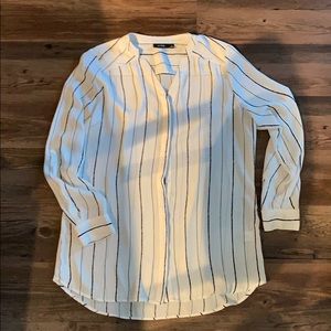White Striped Top